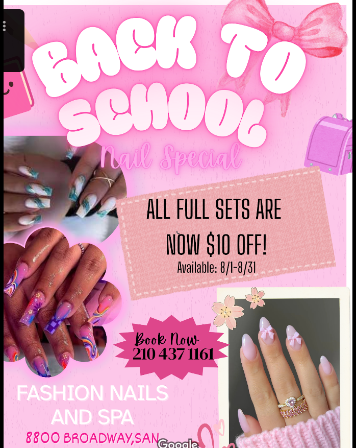 BÁN GẤP TIỆM NAIL – GIÁ RẺ 69K – SAN ANTONIO, TX (Vì chuyển tiểu bang)