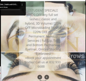 Queen Lashes and Brows – Tuyển 2 Chuyên Viên Gội Đầu Dưỡng Sinh & Chăm Sóc Da Mặt - Ảnh 1