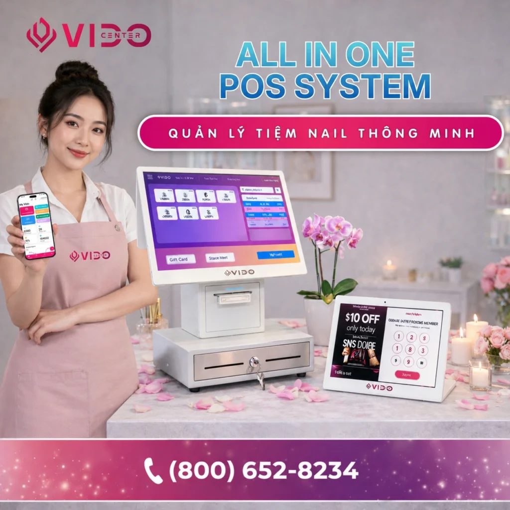 Pos system for nail salon