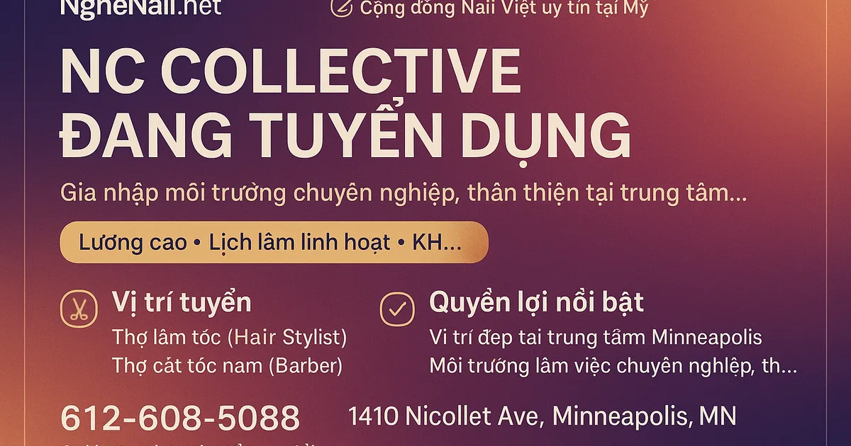 NC COLLECTIVE ĐANG TUYỂN DỤNG