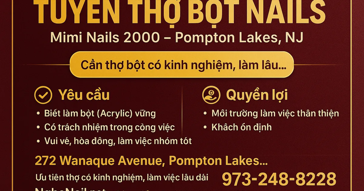 Tuyển Thợ Bột