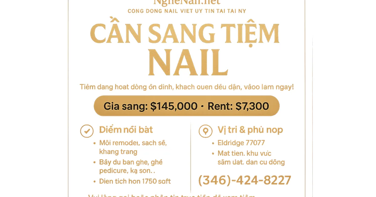 Cần Sang Tiệm